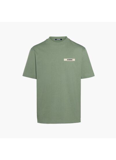 Jacquemus T-shirt Gros Grain Vert Clair