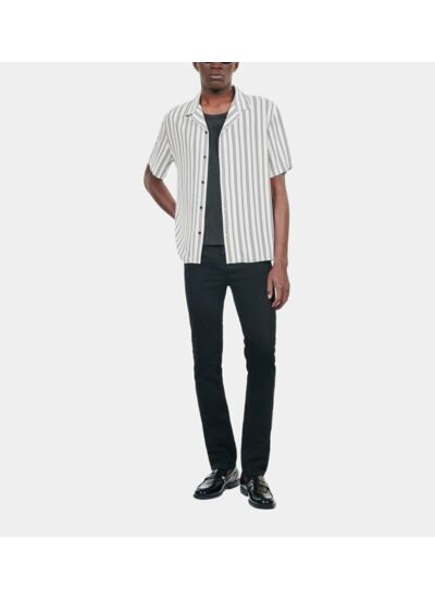 Chemise Manches Courtes Imprimé Pied De Poule Homme