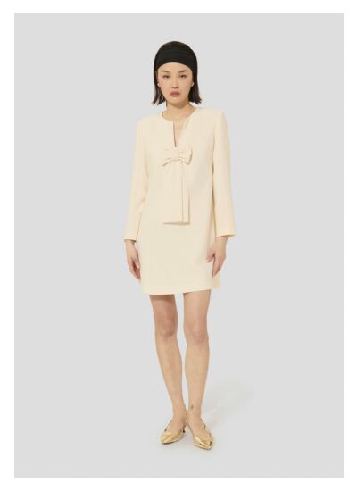 Robe Rhonda-Ecru en Polyester