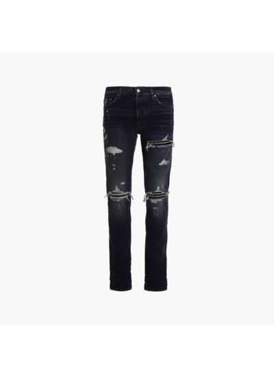 Amiri Jeans - Slim Stetch Destroy - Blue