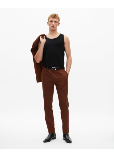 Pantalon De Costume Classique 2 Boutons