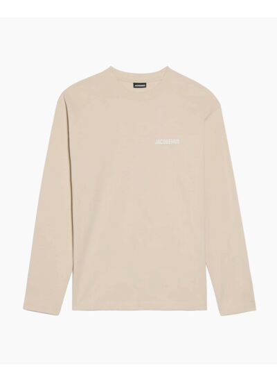 Jacquemus T-Shirt Manches Longues Beige