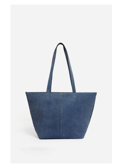 Petit Cabas Daily En Cuir Velours 100% Cuir de Vachette