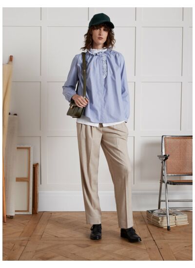 CHEMISE RAYE BRODERIE