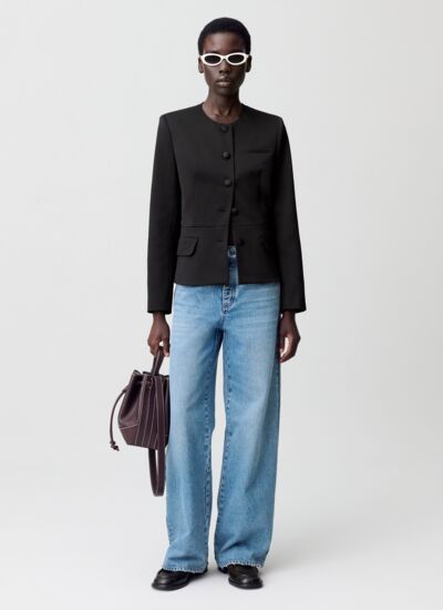 Claudie pierlot Veste cintrée satinée