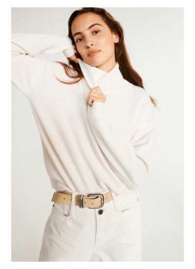 Col roulé 100% cachemire