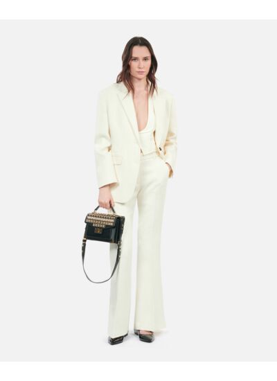 Veste Tailleur Écrue Femme