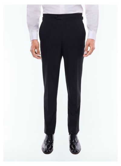 Pantalon de smoking en laine