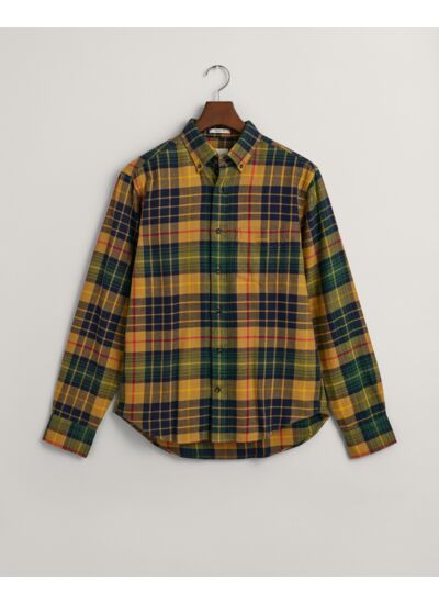 Regular Fit Plaid Flannel Checked S