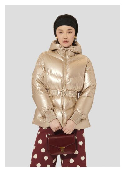 Doudoune Dina-Champagne en Polyamide