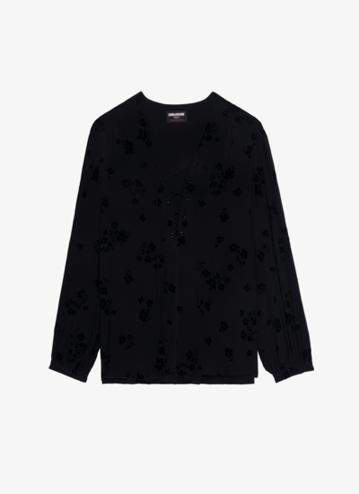 Zadig&Voltaire Tamela soft flock flowers