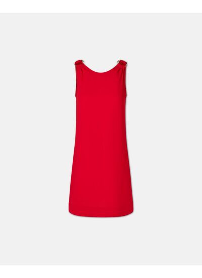Robe Rosanna Rouge en Polyester