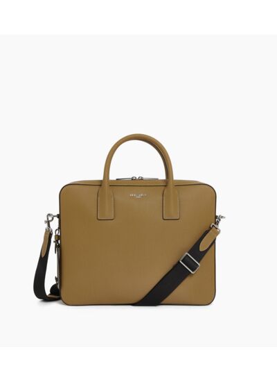 Porte document slim 14" Emile en cuir signarture T