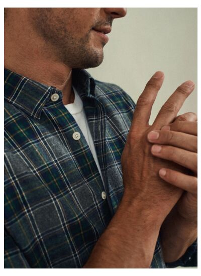 Chemise Mercer Grey/Navy