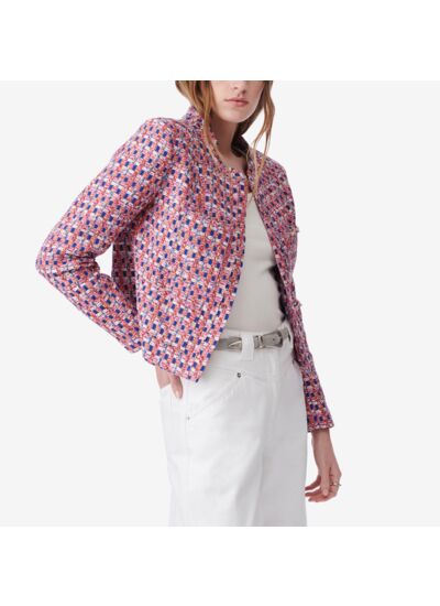 Veste En Tweed Multicolore Mopa