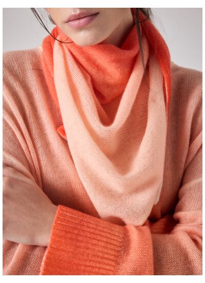 ECHARPE TRIANGLE HERIA SPICY_NECTAR