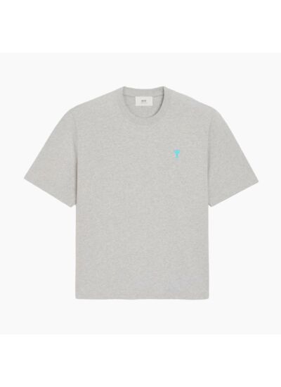 Ami Paris T-Shirt Ami de Coeur Bleu Gris