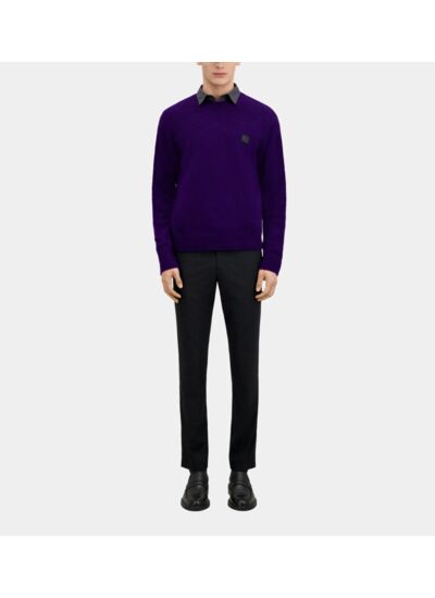 Pull Col Rond Avec Patch Canetille Homme