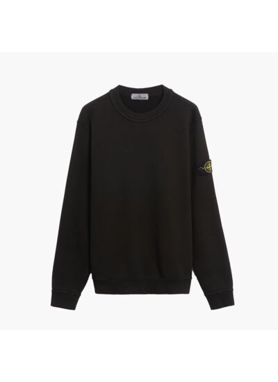 Stone Island Crewneck - Snap Pocket - Black