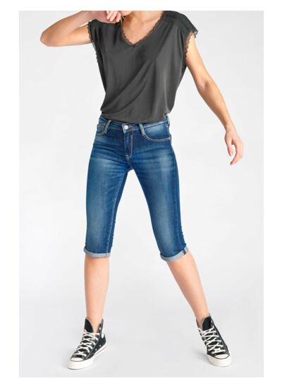 Corsaire pantacourt en jeans MANDY