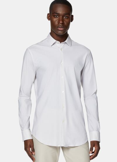 Boggi milano Chemise en nylon extensible slim fit