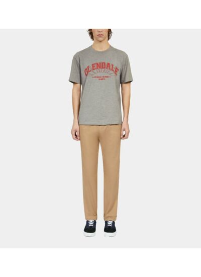T-Shirt Gris Avec Sérigraphie Glendale Homme