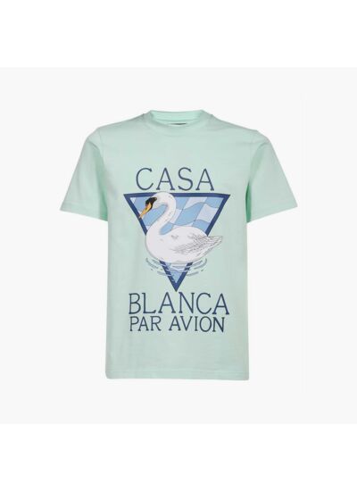 Casablanca T-Shirt Par Avion Vert