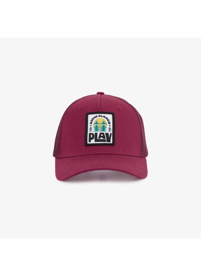 Casquette trucker PLAY bordeaux