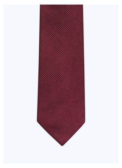 Cravate en soie à pois