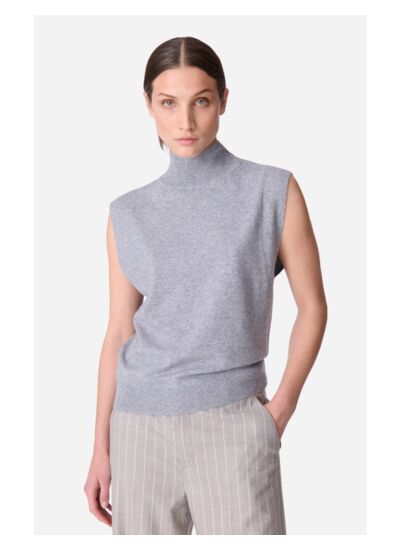 Pull Sans Manches Erynn En Palme Iraca