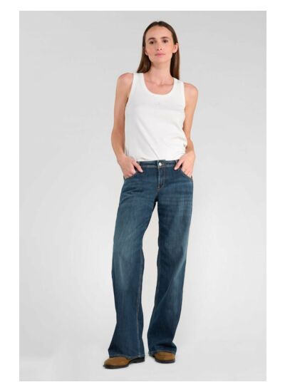 Jeans flare wide leg, longueur 34