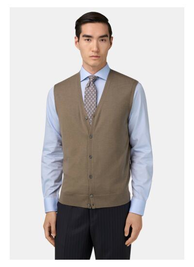 Gilet en Laine Mérinos