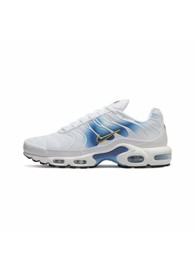 Nike Air Max Plus Spray Paint Swoosh White Blue