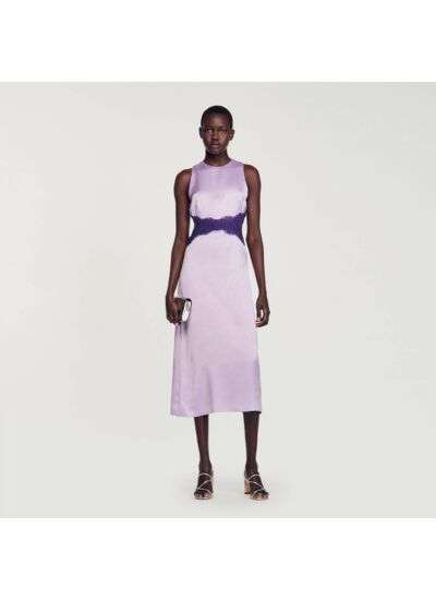 Robe satinée