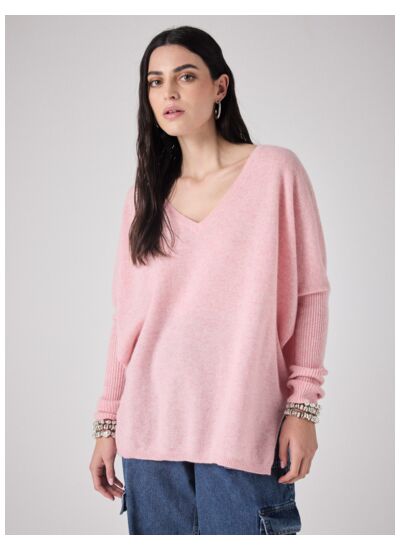 Pull poncho cachemire Faustine FAIRY