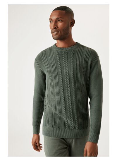 Men Sweater Green