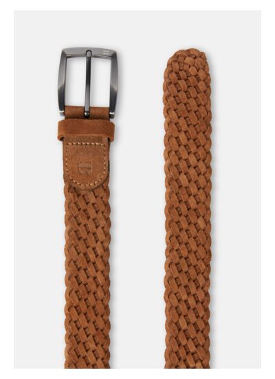 Ceinture Tressée En Daim