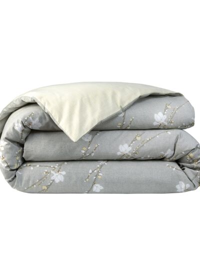 BOSS Home - Housse de couette en satin de coton, Almond Flowers