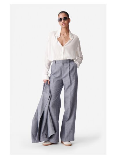 Pantalon Cyrano En Coton Et Lin