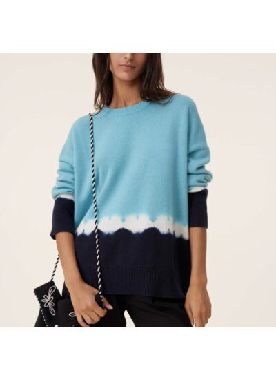 Pull Sienna Stripe Dye Pull Cachemire Oversize Tie & Dye, 4 fils