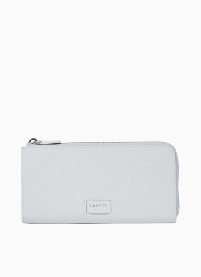 Ninon de lancel - portefeuille long zippe - glace