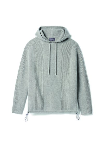 Hoodie à côtes - Homme - GRIS ARGENTE