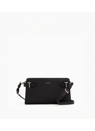 Petit sac à bandoulière Emilie en cuir signature T