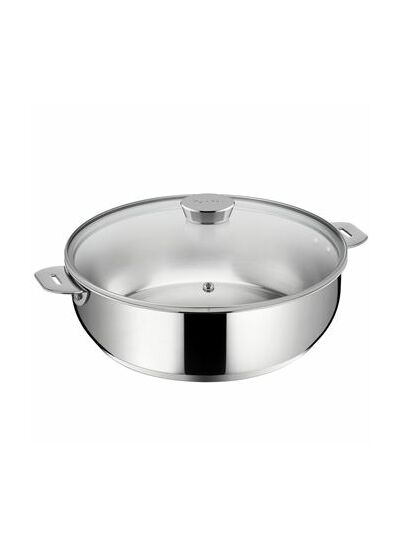 Sauteuse inox salvaspazio avec couvercle 26 cm (4l)