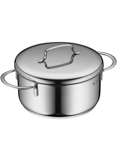 Mini faitout bas avec couvercle 16cm