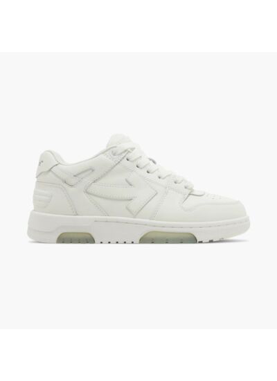 Off-White Out Of Office OOO Low Tops Leather White