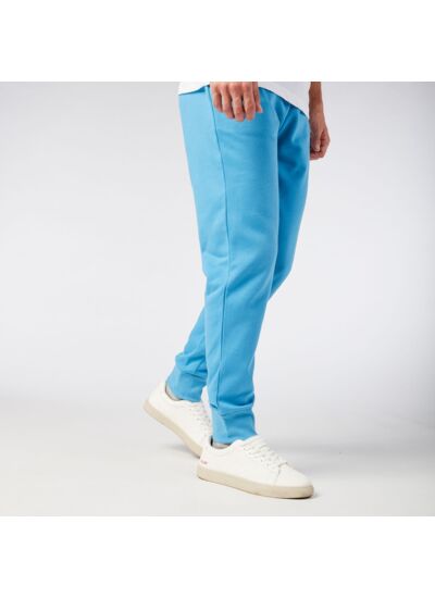 Jogging homme en molleton bleu clair