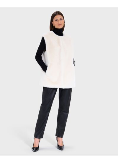 Manteau Madiran Ecru en Polyester