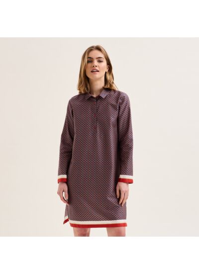 Laurence Tavernier - Chemise de nuit en satin de coton, Gabi