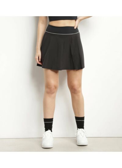 Jupe short de sport femme en microfibre Noire Dim Move